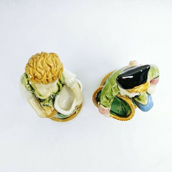 Victorian Ceramic Figurines Male & Female Pair - Picture 7 of 12